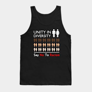 say no to racism Tank Top